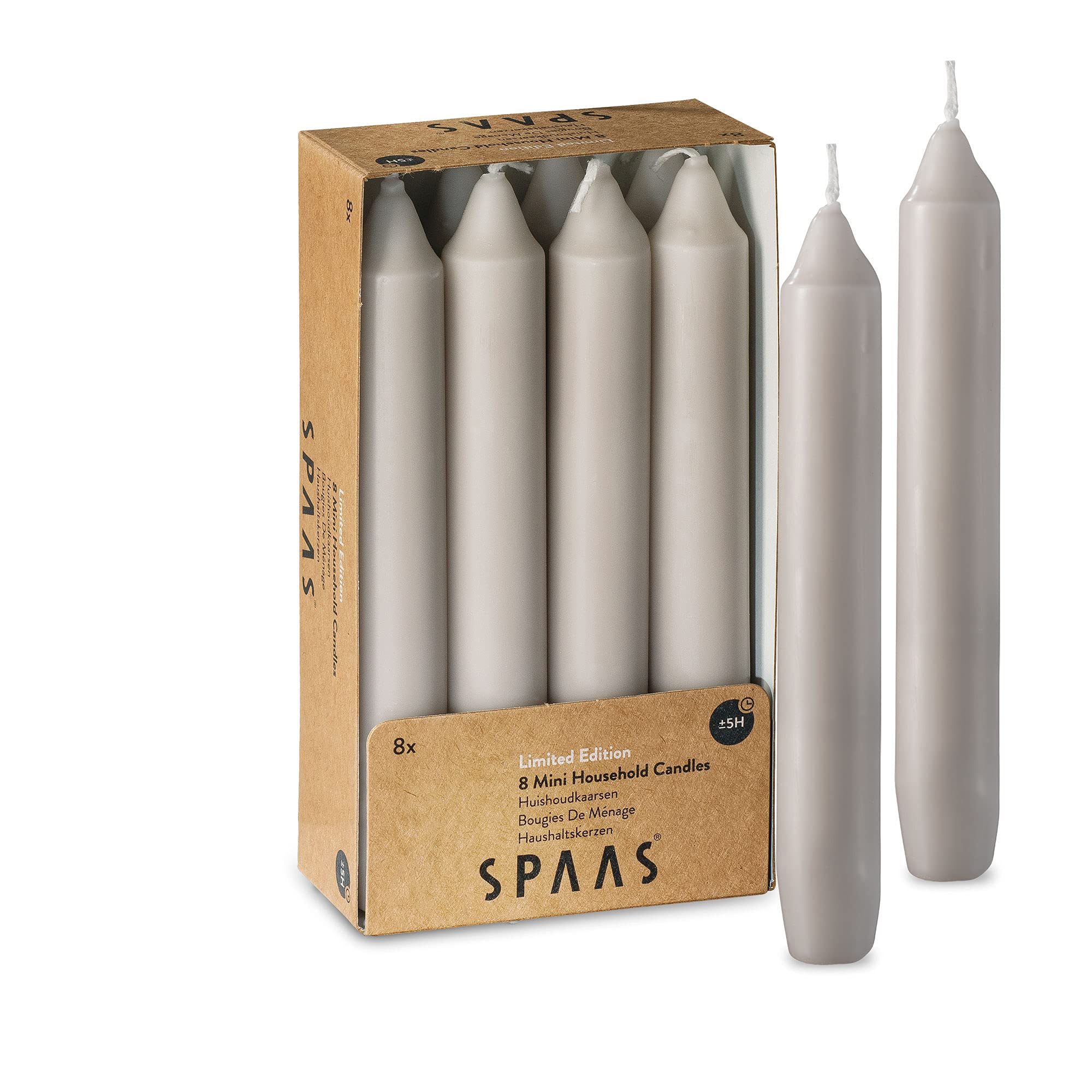 Amazon.com: Straight Beige Candlesticks - Pack of 8 6